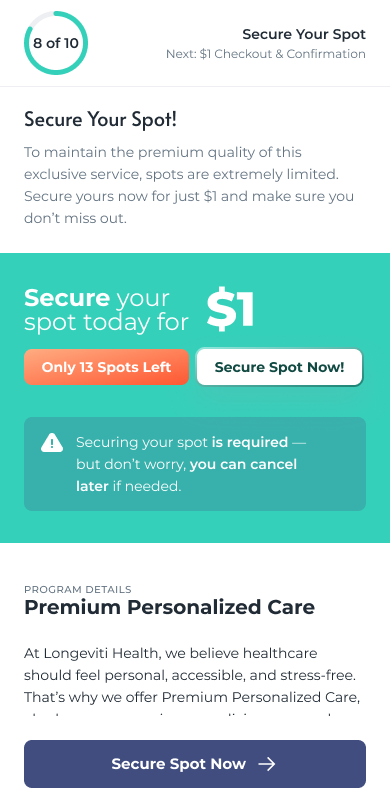 The patient enrollment experience on mobile