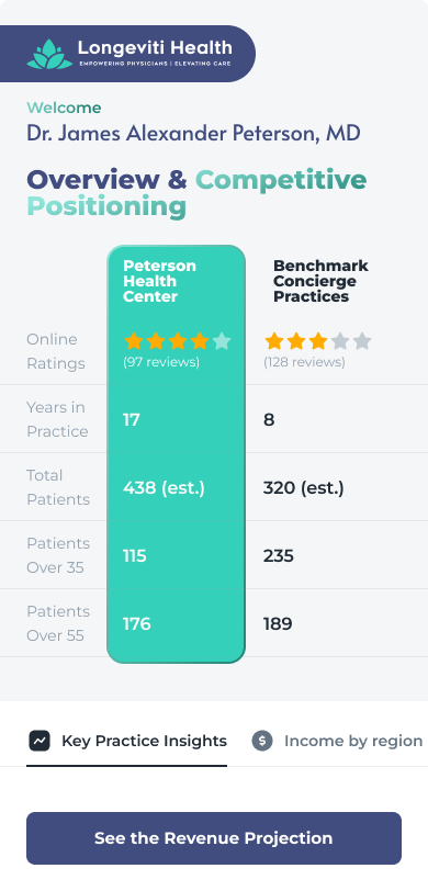 The same physician onboarding step on mobile
